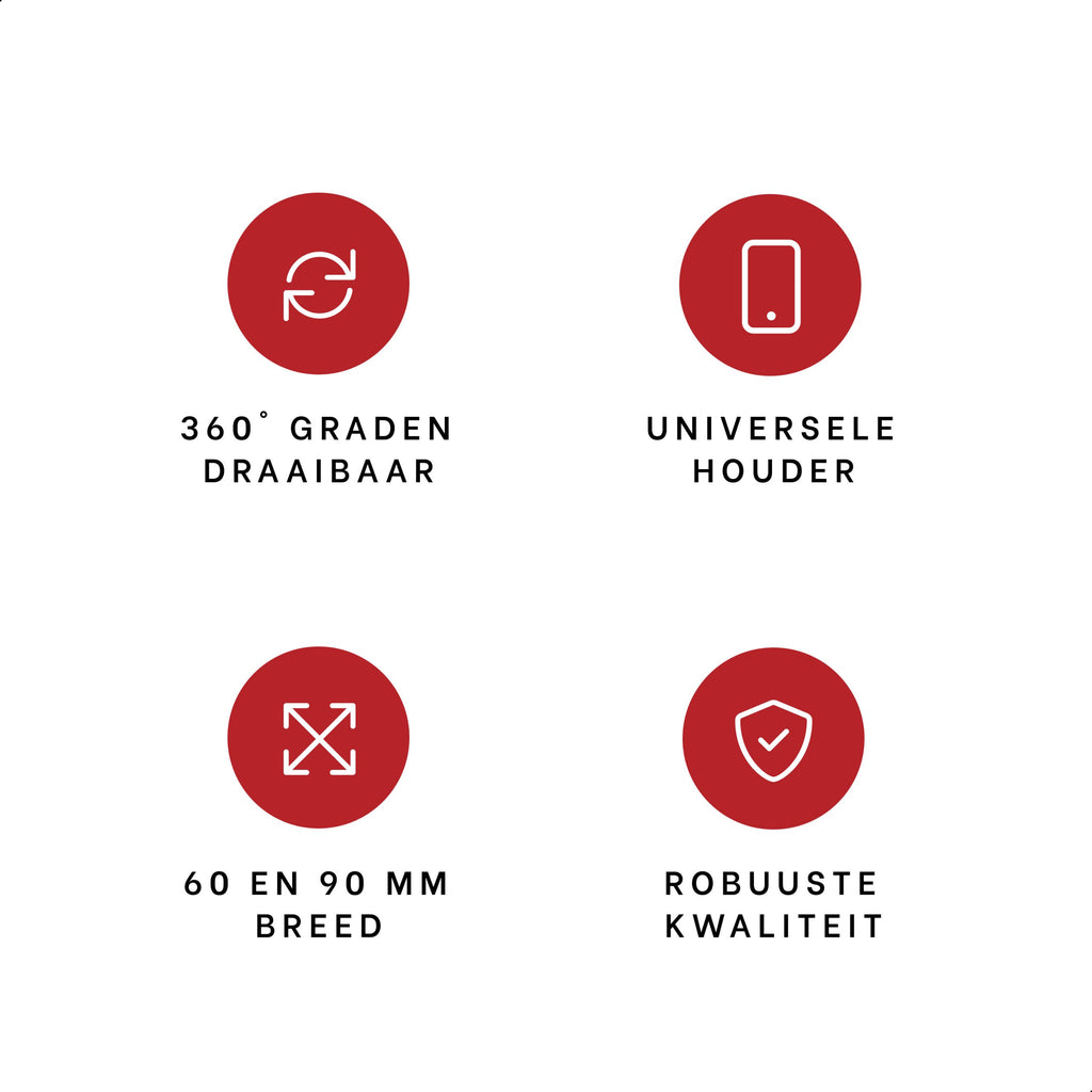 DistinQ Phone holder for bicycle and motorcycle 360°