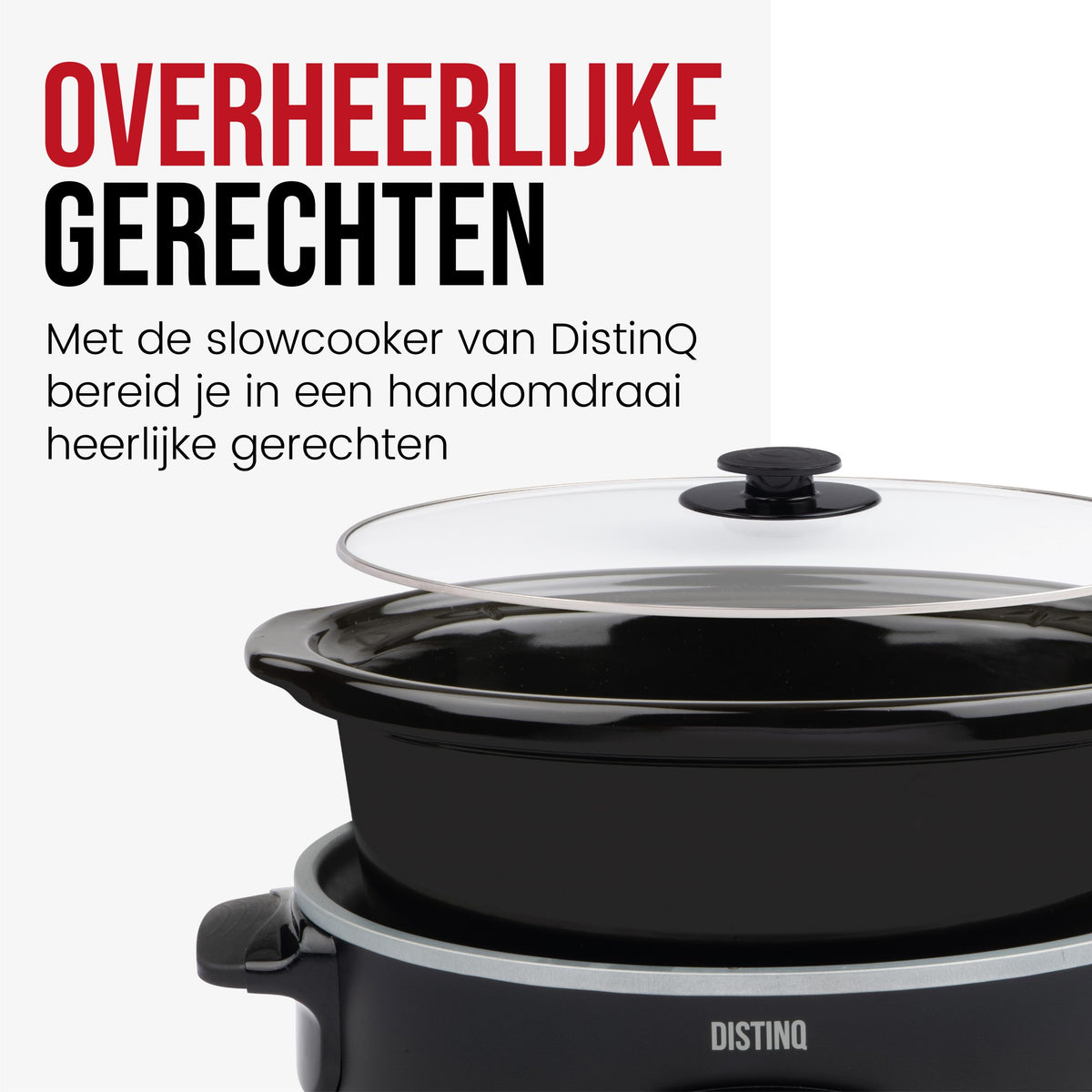 DistinQ Slowcooker 6 liter