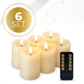 KENN® LED Stompkaarsen – Set van 6 – Ivoor-0